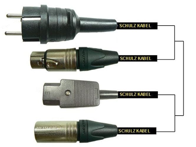 Hovedbilde Schulz Hybridkabel (Schuko til IEC, XLR F til XLR M) 10m