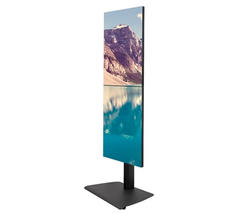 Dobbel stack gulvstativ. Silver 2.4m