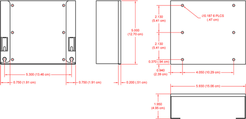 Adapter Monteringsbrakett for RU Serie
