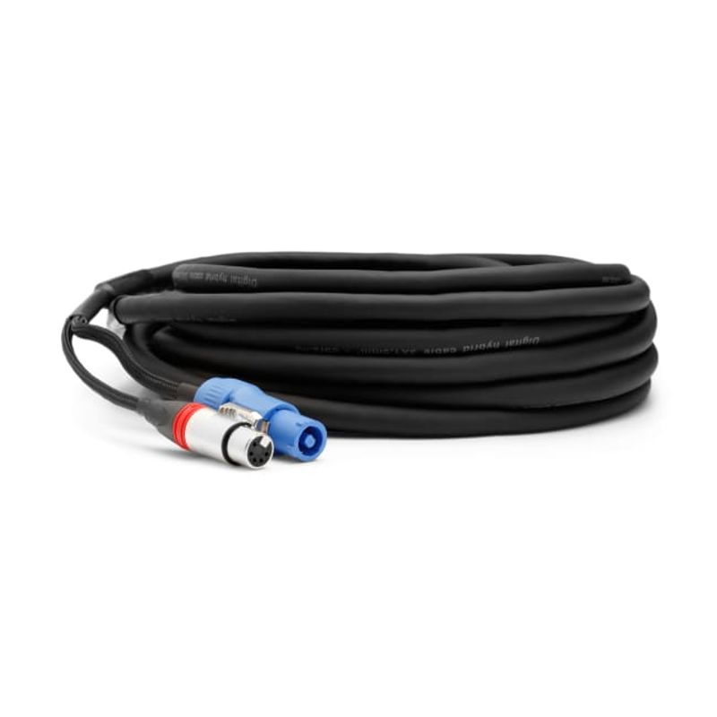 Hybridkabel DMX powercon 1,5mm2 + 5P XLR, 3m