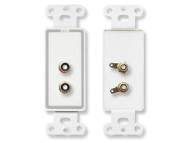 Hovedbilde RDL Termineringsplate 2x RCA for US-veggboks