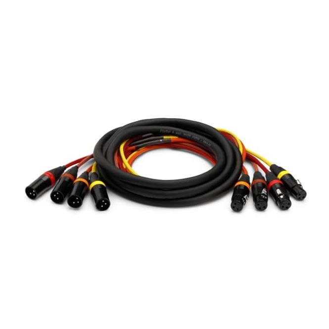 Hovedbilde 4-PAR kabel 4 x XLR-F til 4 x XLR-M, 3P, 24m