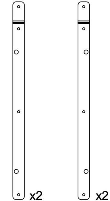Hovedbilde Rigging plates for KS21i(RAL)