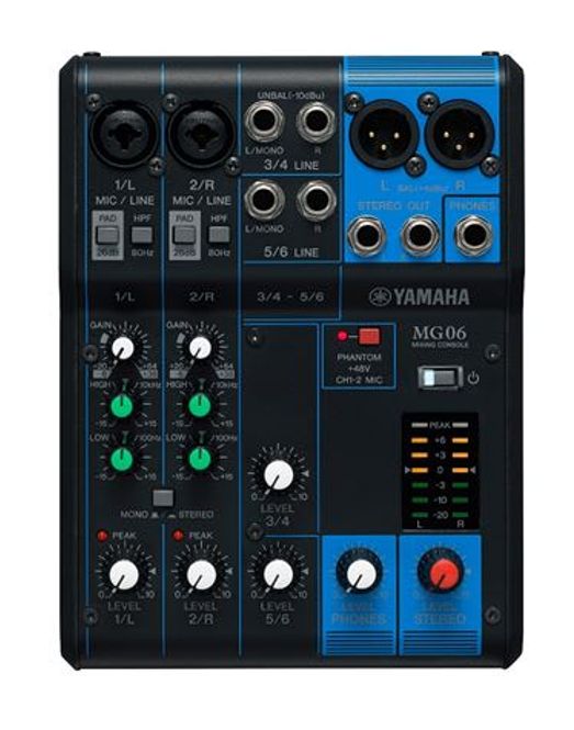 Hovedbilde Yamaha Mikser Bord 2xMikrofon 2xStereo Linje