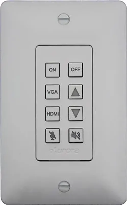 AURORA Kontrollpanel 8 Knapper 2xRS232 Hvit